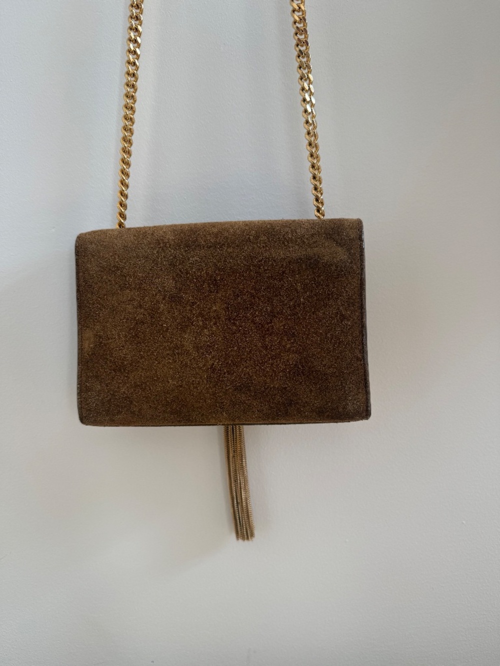 Vintage Suede Tassel Chain Bag by Saint Laurent - Picture 2 of 8
